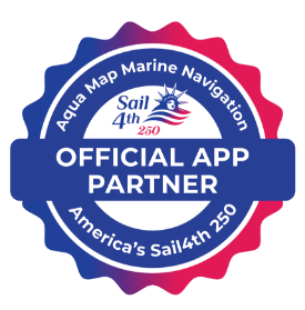 Aqua Map Marine Navigation official app partner for Sail 4th 250